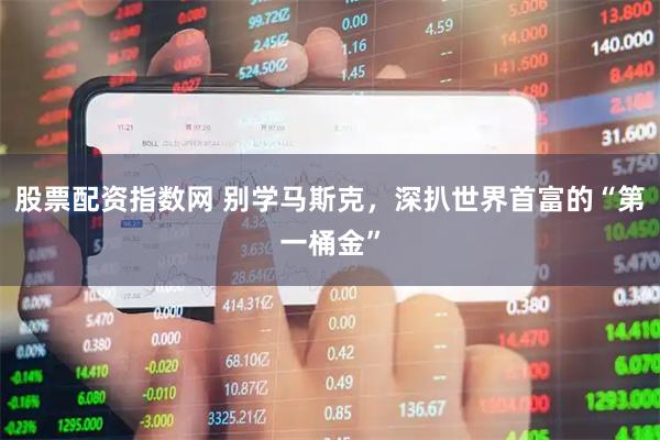 股票配资指数网 别学马斯克，深扒世界首富的“第一桶金”